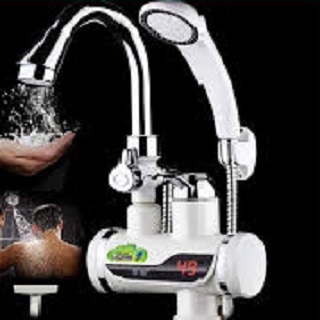 Electric Hot Water Tap With Hand Shower